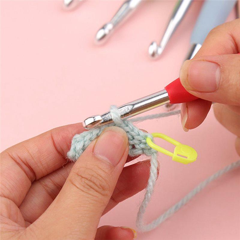 Ergonomic Crochet Hooks Set, Handles& Alumina Knitting Needles For DIY Weaving Projects