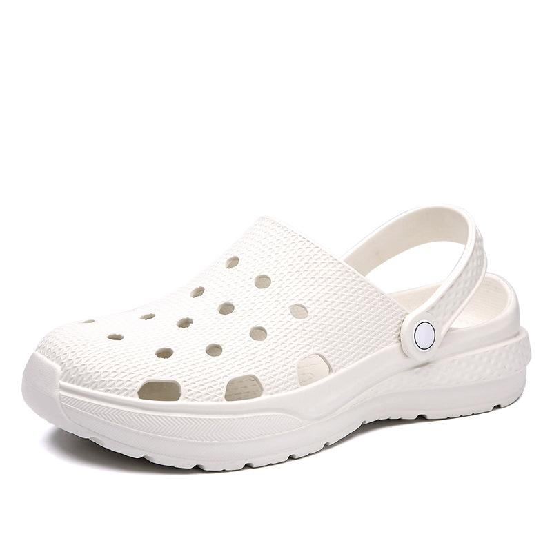 

2021 summer new men s slippers outer wear personalized bag head hole shoes dual-purpose beach sandals Amazon 39