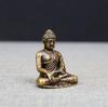 Miniature Amitabha Buddha Statue (for those born in the Year of the Dog or Pig) Made of Brass (4.9cm high x 3.4cm wide) - Protective Buddha for the
