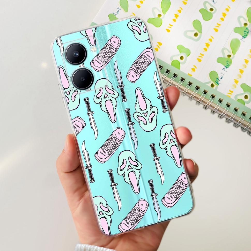 For Realme C33 Case RMX3624 Cute Fashion Phone Cases Soft Silicone Back Cover For Realme C 33 C33 4G Bumper Shockproof Shell