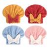 1Pc Hair Drying Towels Head Wrap with Bow-Knot Shower Cap Hair Turban HairWrap Bath Cap for Curly Long Wet Hair Drying Hair