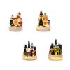 Christmas Figurine Gift Village House Statue for Housewarming Desktop Indoor