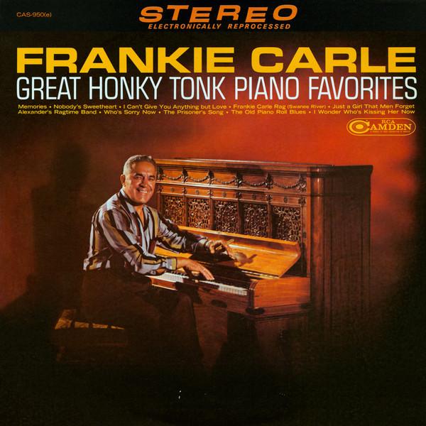 

LP Record FRANKIE CARLE - Great Honky Tonk Piano Favorites CAS950 RCA Camden 1966 US Jazz Used