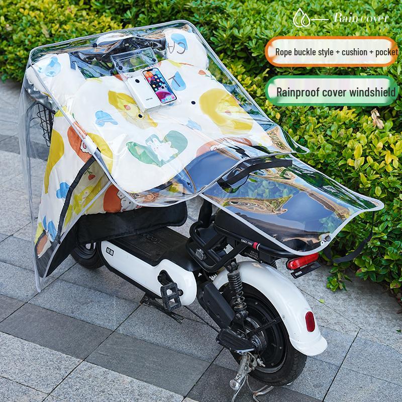 Extra Large Electric Car Windshield and Bicycle Handlebar Rain Cover