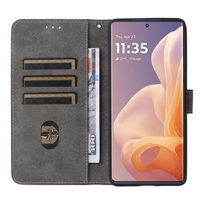 For Motorola Moto G85 5G/S50 Neo 5G Leather Phone Case with RFID Blocking Wallet