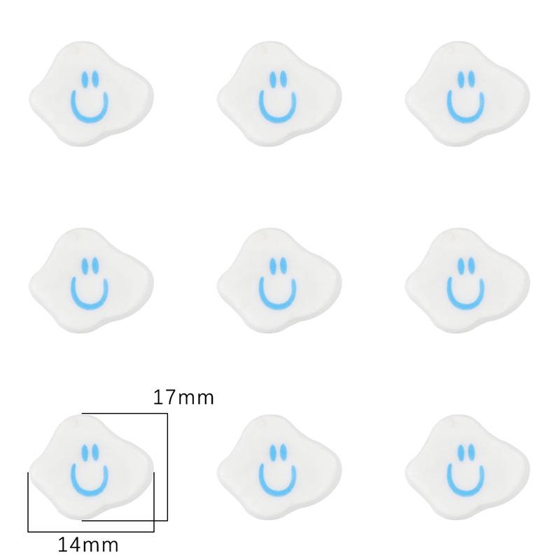 Retro Smiley Keramikperlen Koreanischer Stil Handykette Armband Halskette DIY Schmuckzubehör