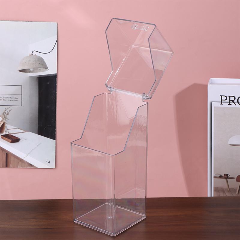 Transparent Desktop Cosmetics Storage Box With Lid Large-Capacity Facial Mask Box Lipstick Boxacrylic Dust-Proof Jewelry Box