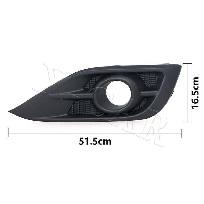 Front Fog Light Grille Fog Lamp Cover Grill Frame For Honda CRV 2012 2013 2014 Accessories 71108-T0T-H00 71103-T0T-H00