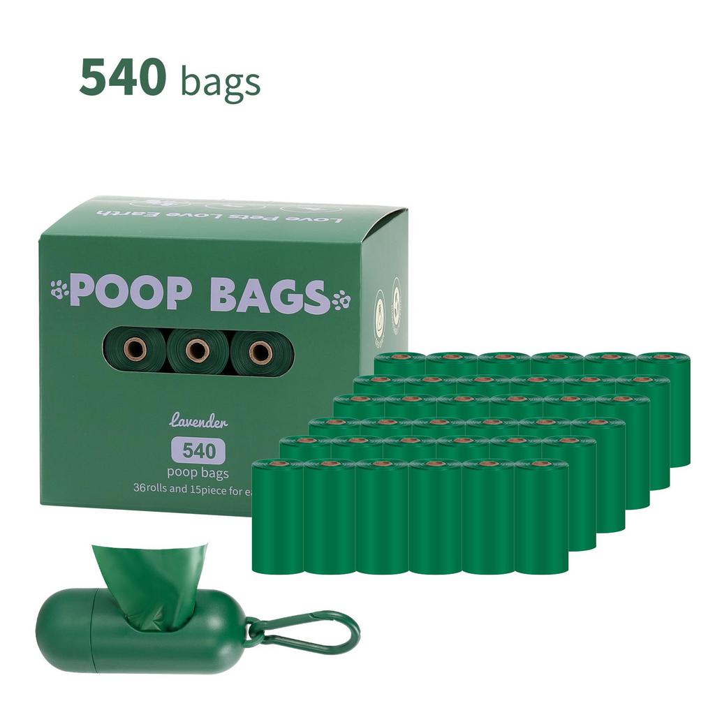 Eco-friendly Biodegradable Dog Waste Bags with Dispenser