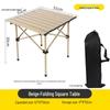 Outdoor Portable Folding Table Set for Camping, Picnic, BBQ, and Street Stall