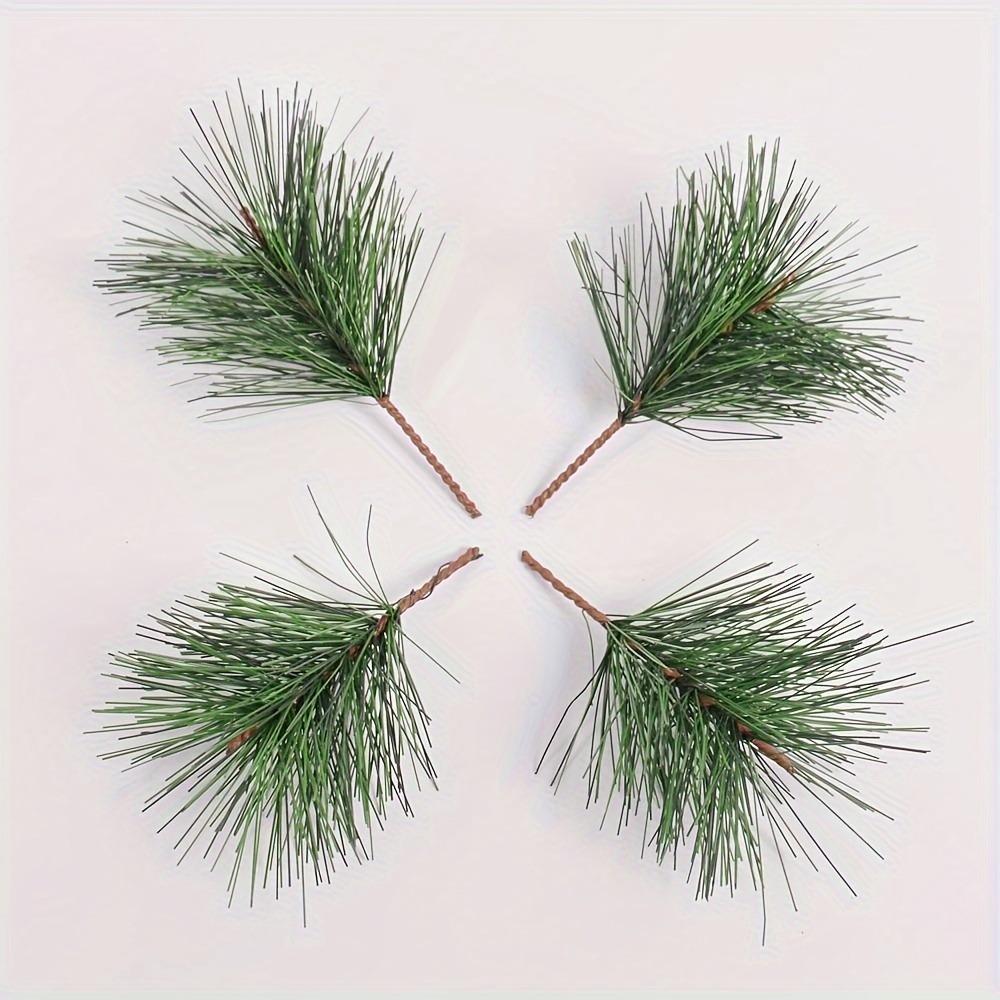 20 Stück 7cm Weihnachtsdekoration Künstliche Grüne Kiefer Weihnachten Baum Anhänger Haus Zimmer Dekor Neujahr 2025 Geschenk Kranz DIY Zubehör