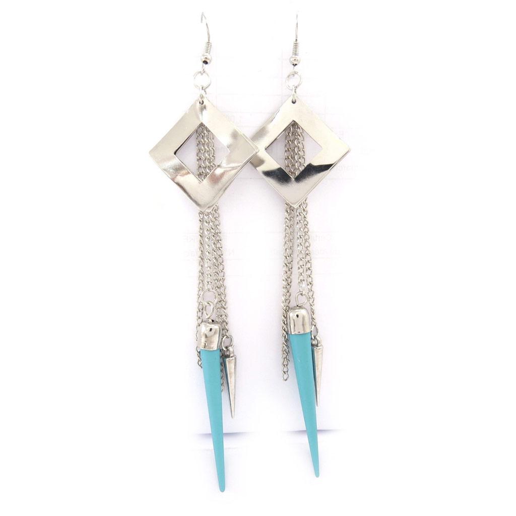 Les Trésors De Lily [J9012] - Boucles Créateur 'Scarlett' bleu