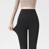 Zipper Shark Pants Women's New Autumn and Winter Velvet Breasted Belly and Hip Pants Tight Yoga Leggings