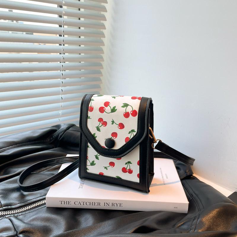 2025 Trendy Fresh Sweet Mori Style Women's Crossbody Phone Bag with Ins Print