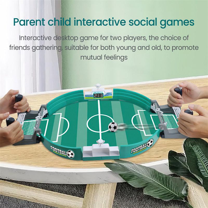 Soccer Table Football Board Game For Family Party Tabletop Play Ball Soccer Toys Kids Boys Sport Outdoor Portable Multigame Gift