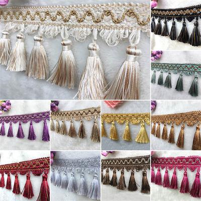 5 Meter Tassel Fringe Lace Edging Trim Sewing Crafts Ribbon Curtain Cushion Sofa Table Cloth Upholstery Decor Lace Trimming