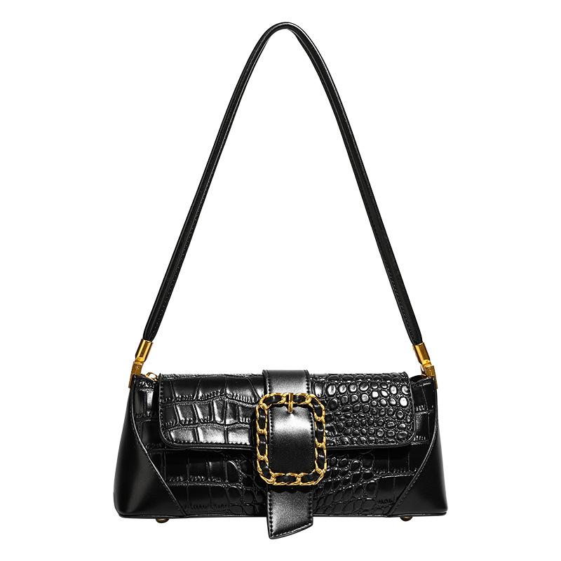 Underarm Bag Women's Niche Texture New Trendy Versatile Crocodile Pattern Shoulder Bag Handbag