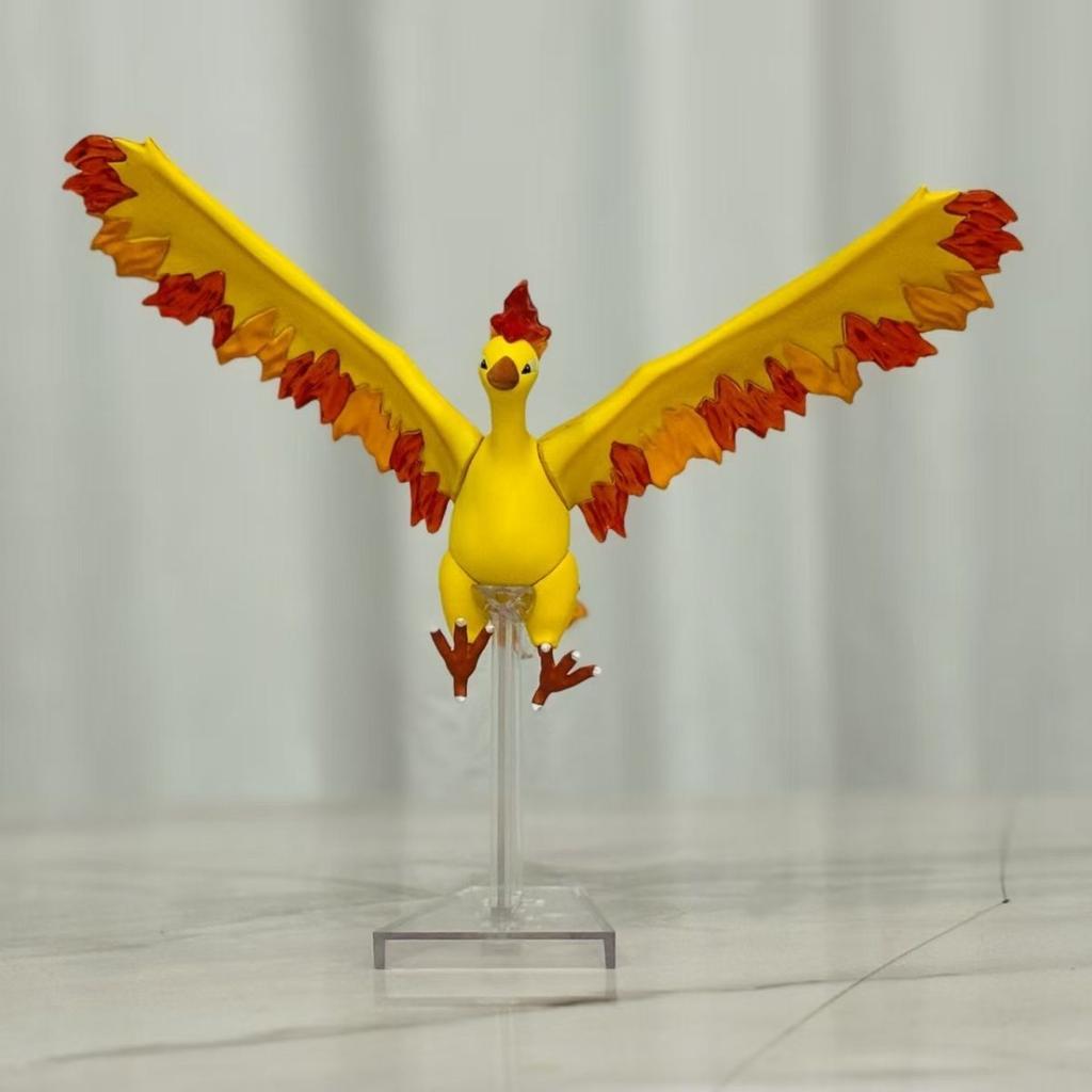Nueva Figura de Acción Auténtica de Articuno, Moltres y Zapdos - La Leyenda Mundial de los Elfos, Lindo Modelo de Pájaro Legendario, Juguete Coleccionable, Regalo