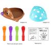 Training Focused On Children's Fine Motor Hand-Eye Coordination Fight Inserted Hedgehog Baby Educational Toy