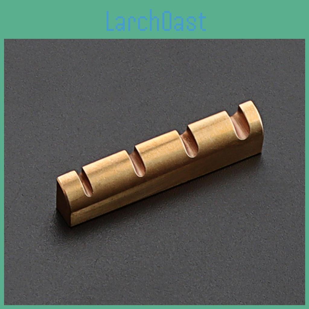 Brass Flat Durable Nut Slotted Bottom Guitars Parts 43mm For Bass Guitar Accessory