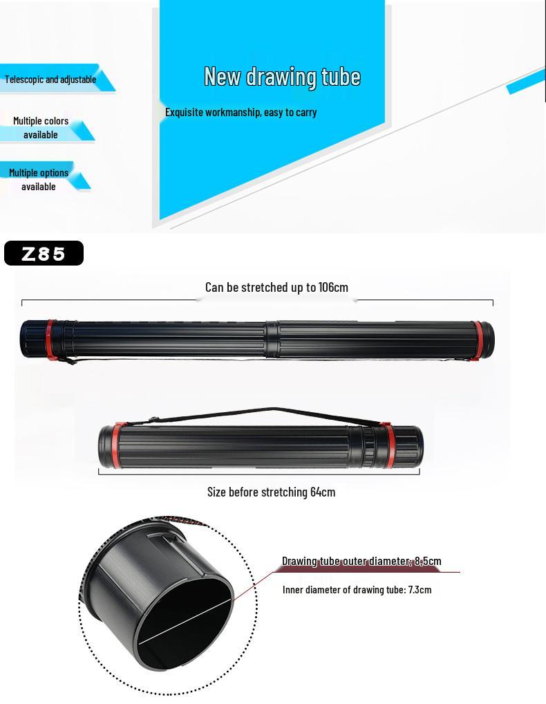 Electric Vehicle Umbrella & Drawing Storage Tube Box Holder
