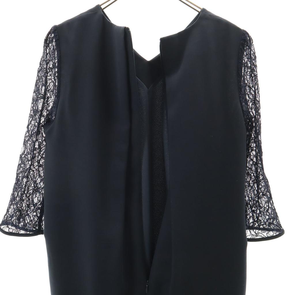 UNITED ARROWS GREEN LABEL RELAXING 7 minutes sleeve V neck Knee-length dress Women Used