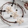 Bohemian Shell and Wood Bead Adjustable Women's Necklace