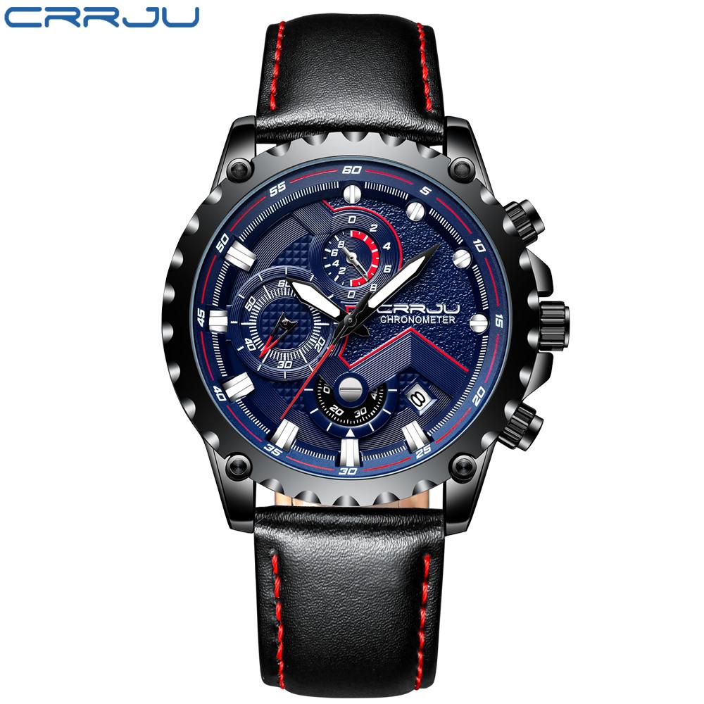 Fashion Sports Men Watch CRRJU Relogio Masculino Clock Men's Watch