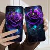 Dark Purple Rose For Oneplus 8T 9 9R 10 Pro 11 12 13 13R 5G ACE 5 Nord2 4 CE 3 4 Lite N20 SE N200 silicone soft phone case