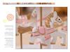 Wind-up Carousel Music Box Cake Decoration - Valentine's Day Gift & Living Room Ornament