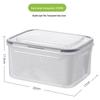 B2B Cross-Border Refrigerator Storage Box with Lid for Fresh Vegetables and Fruits