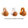 Cartoon Fluffy Ear Warmers Soft Burger Earmuffs Cute Fuzzy Ear Covers  Winter Outdoor