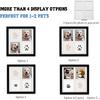 DIY Pet Paw Imprint Memorial Frame Cat Dog Footprint Ink Paste Tabletop Stand Souvenir Picture Frame