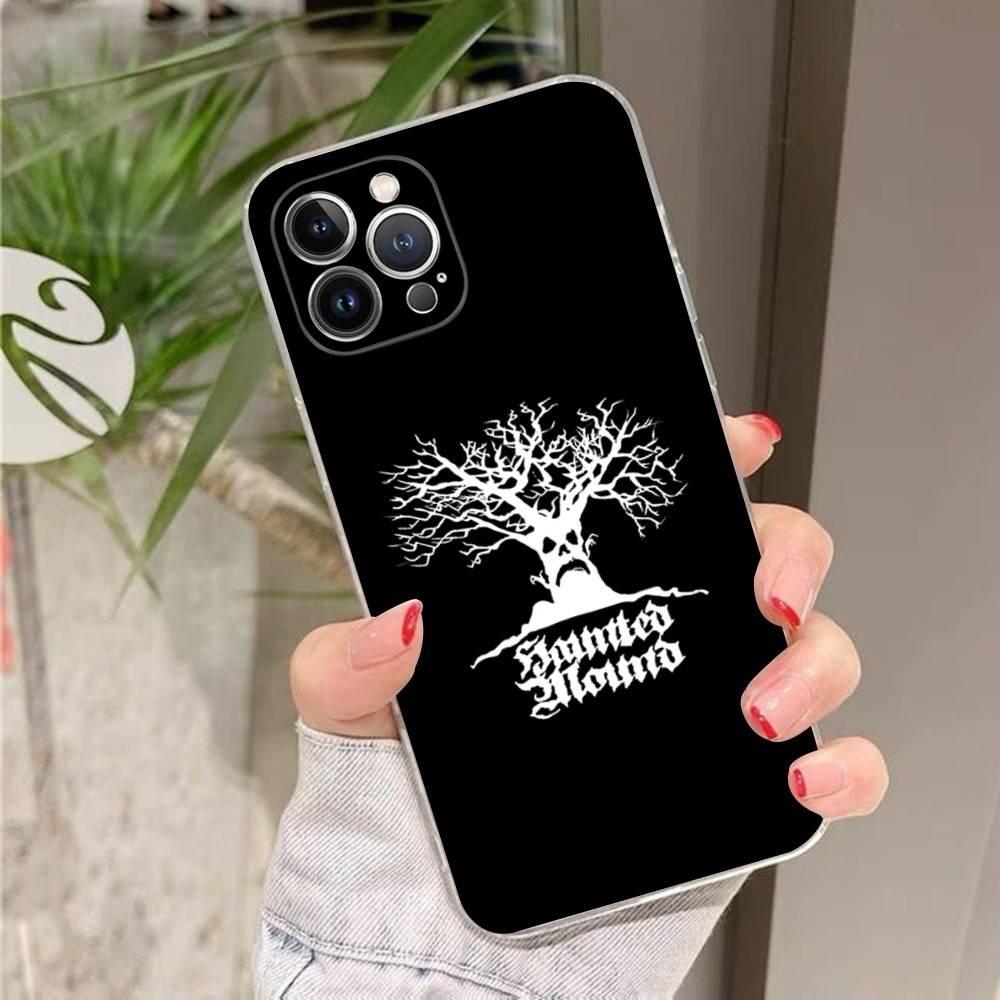 Sematary Geisterhaftes Handyhülle für iPhone 17 16 15 14 13 12 11 Plus Pro Max Transparent Weiche Hülle