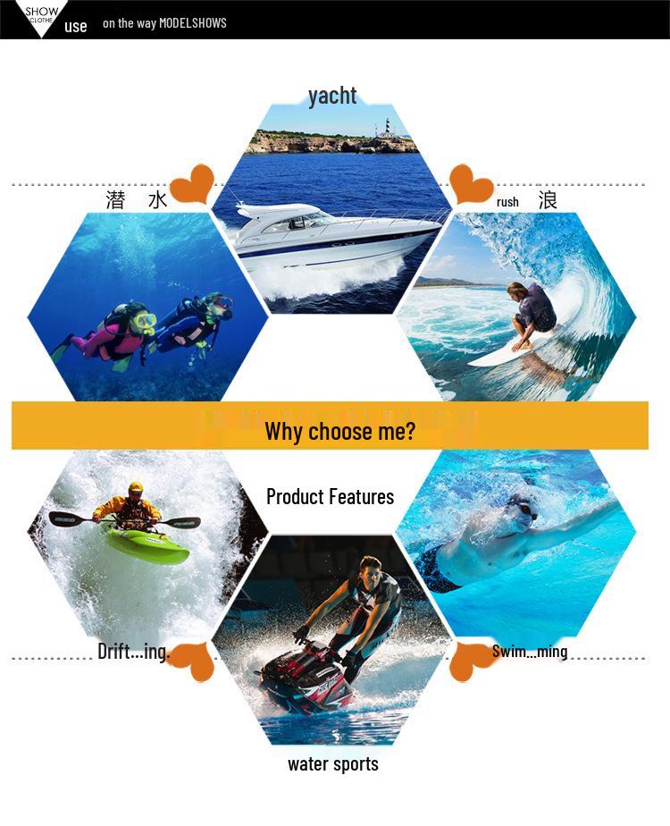 Women's Long Sleeve Sun Protection Swimwear: Wetsuit, Snorkeling Suit, Swimsuit, and Surfing Trunks - Korean Style