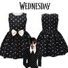 High Quality The Addams Family Wednesday Cosplay Costume For Kids