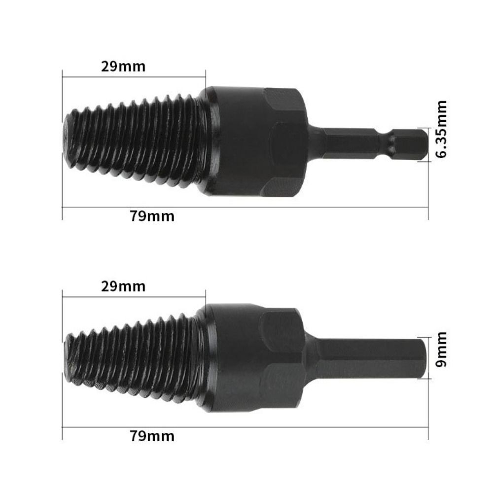 1/4 Inch and 1/2 Inch Broken Screw Extractor Non-slip Pipe Screw Bolt Extractor  Valve