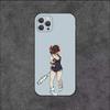 COOL K-Kill La Kill Phone Case For iPhone 16,15,14,13,12,11,Plus,Pro Max,XS,X,XR,SE,Mini,8,7 Soft Silicone Black Cover