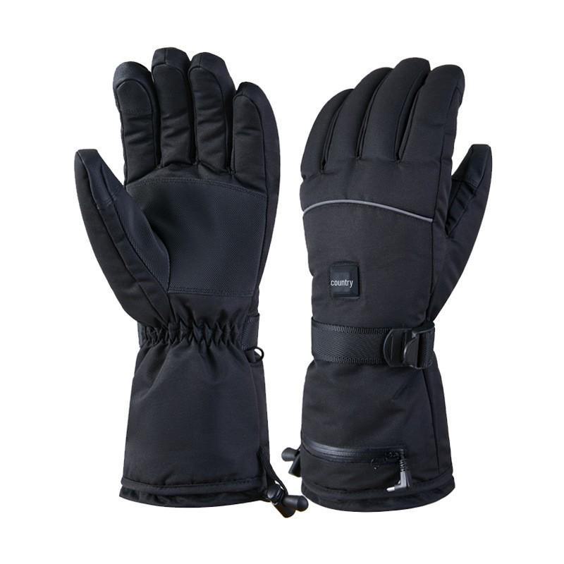 Herren Beheizte Winter Touchscreen Wasserdichte Ski- & Motorradhandschuhe