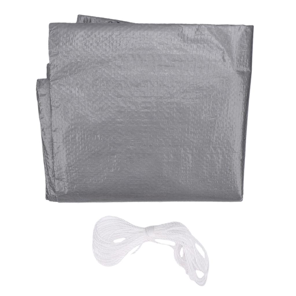 2x3meter Silver Water Proof Heavy Duty Tarp Ultra Violet Resistance Tarpaulin With Reinforced Buttonholes for Outdoor