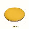 5pcs Cake Board with Golden Circular Cake Circles, 6/8/10/12 Inch Cake Base Cardboard, Suitable for Baking Cakes, Golden