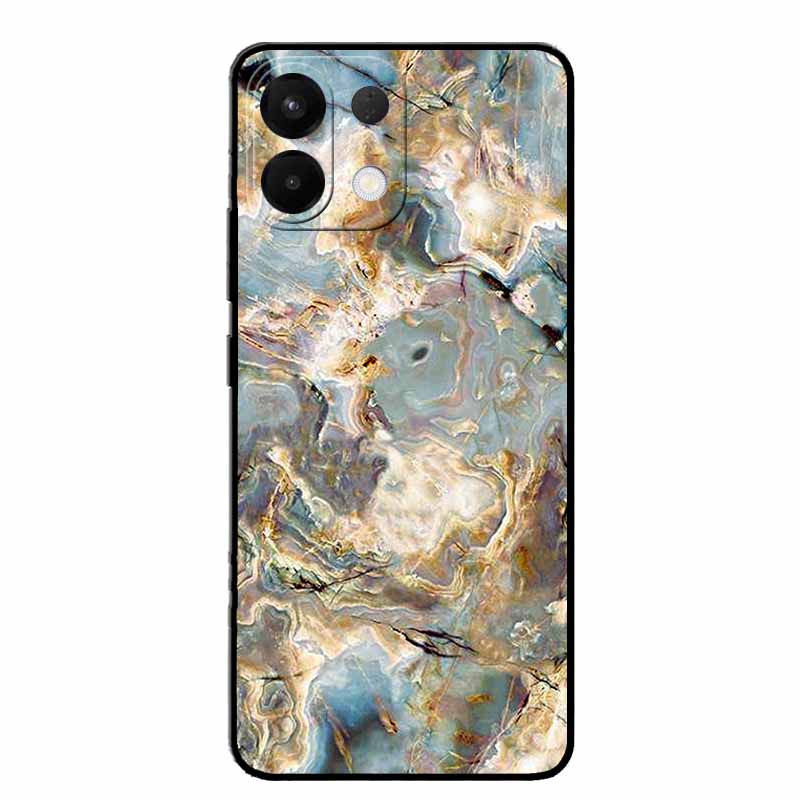 For Oppo K12s K13 5G Case Marble Painted Silicone Back Cover Cases For OPPO K13 5G Soft Black Funda Oppo K12s PLD110 Phone Cover