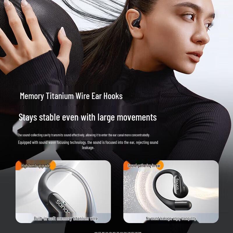 Senna G6S Open-Ear Bone Conduction Bluetooth Headphones