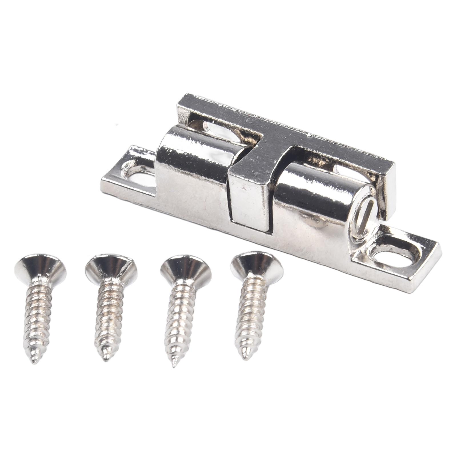 

Furniture Door Stoppers Cupboard Cabinet Door Roller Latch Door Collision Spring Magnets Double Catches Zinc Alloy Door Bumper