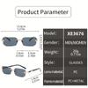 Men Women Retro Fashion Y2k Rimless Colorful Decorative Sunglasses Holiday Gift
