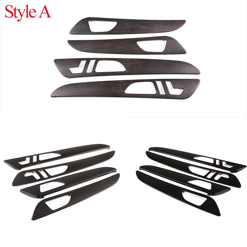 For Mercedes Benz ML GLE GL Class GLS320 400 2012-2019 Car ABS Black Interior Door Decoration Panel Cover Trim Accessories
