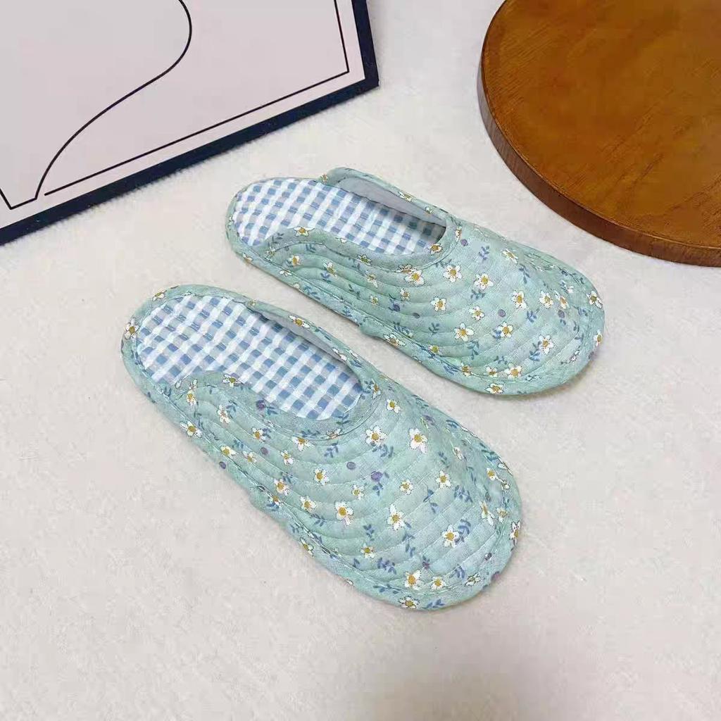 Fashion Women Slippers Lightweight Home Shoes Antislip Soft Indoor Fabric Slippers Can Machine Wash Mix Order