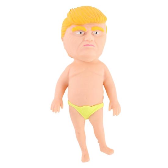 Former President Squishes Toy Removable Underpants Slow Rebound TPR Stress Relief Cartoon Figure Squeeze Sensory Fidget Toy Kids Adults Gift