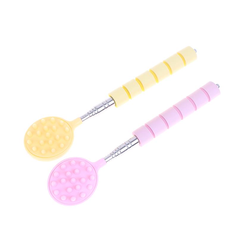 Extendable Cactus Back Scratcher With 2 Size Spikes Foam Handle One-Hand Itch Stick For Men & Women Portable Point Massage Stick