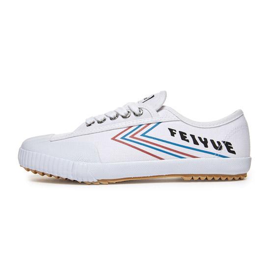 Ανδρικά Αθλητικά Παπούτσια Feiyue Fe Lo Classic / Λευκό/Μπλε/Κόκκινο / Fu100049